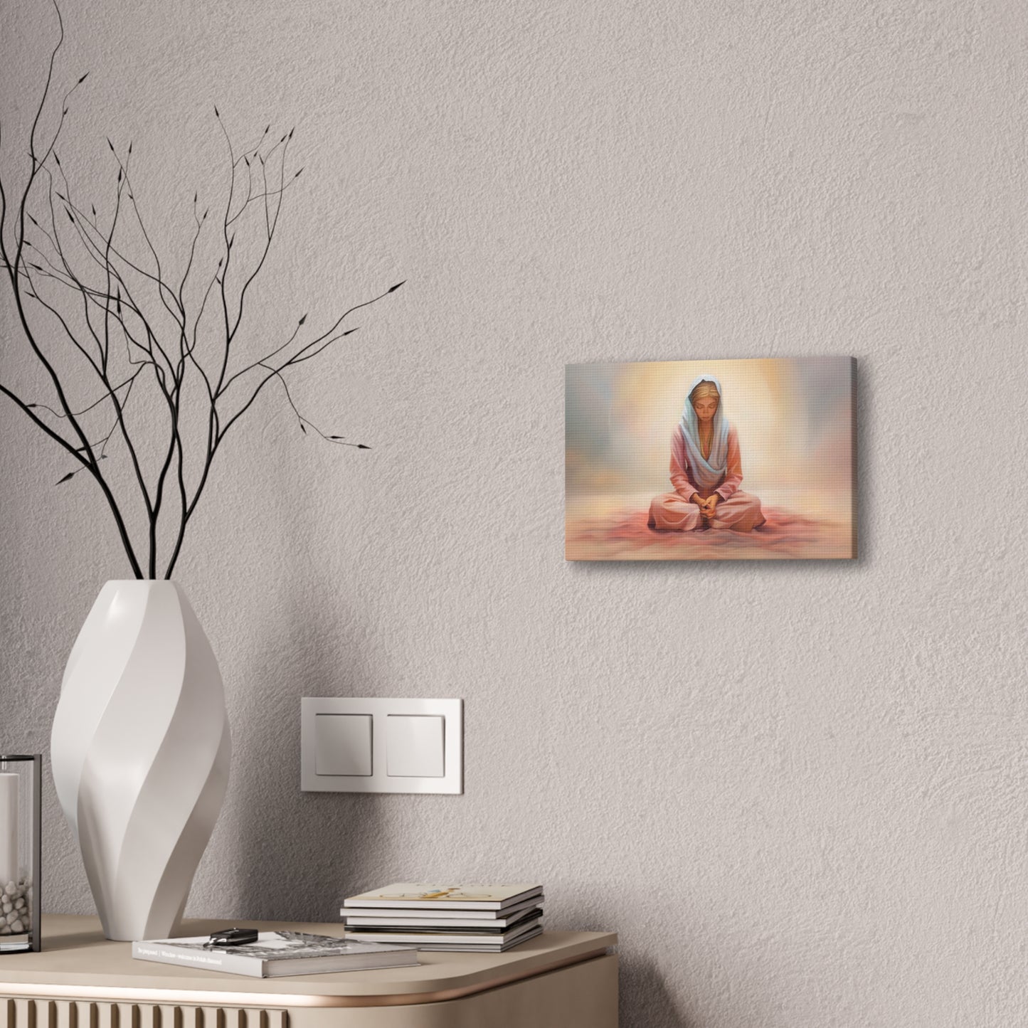 Stillness Fine Art Canvas Print, Female Discipleship, Gift for Her, Religious Gift for Her, Young Women Gift, Relief Society Gift, LDS artwork