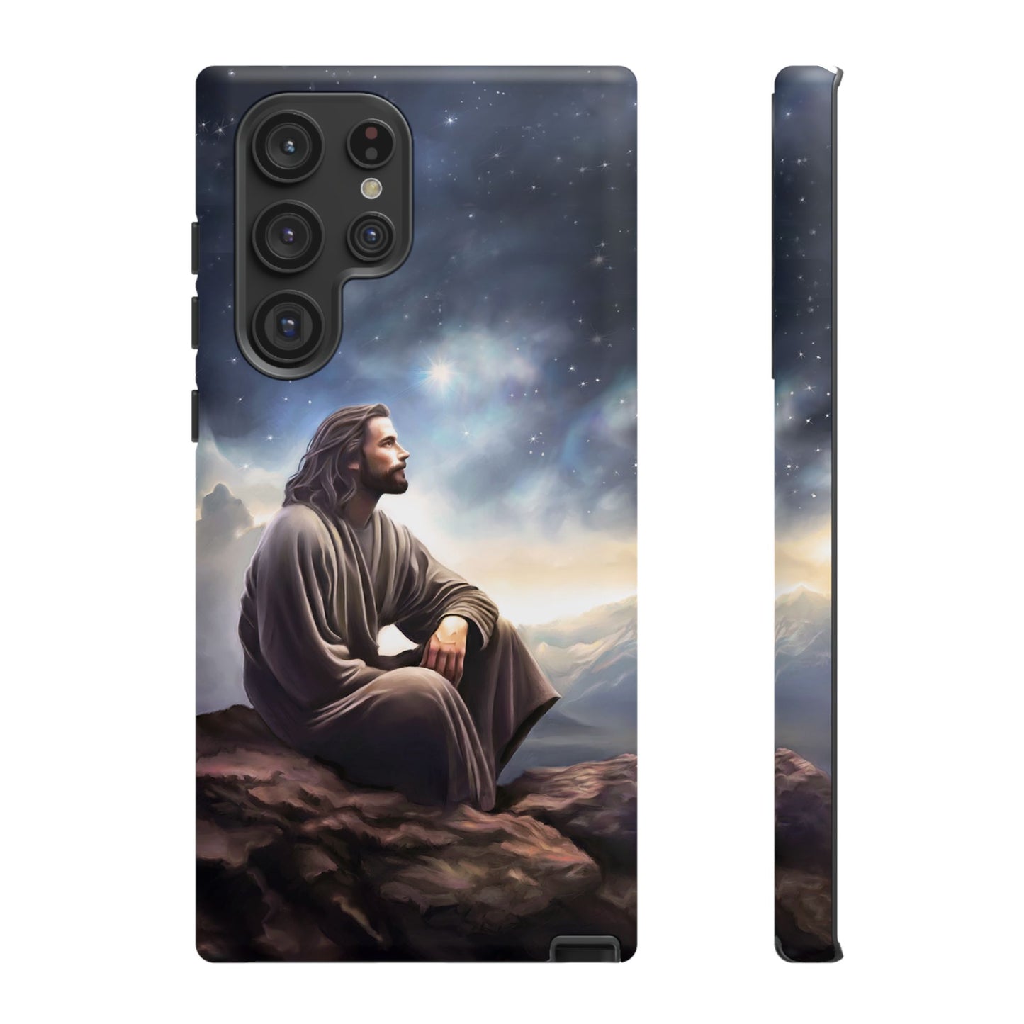 Jesus With The Stars Tough Phone Cases for Missionaries, Fun Special Gift for Bishops, Missionaries, Fun Gift for your missionary