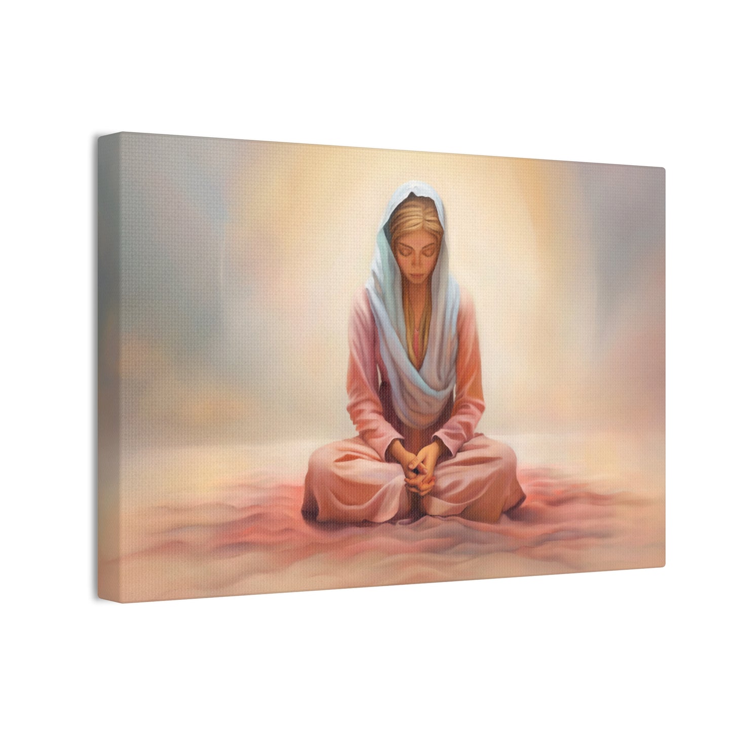 Stillness Fine Art Canvas Print, Female Discipleship, Gift for Her, Religious Gift for Her, Young Women Gift, Relief Society Gift, LDS artwork
