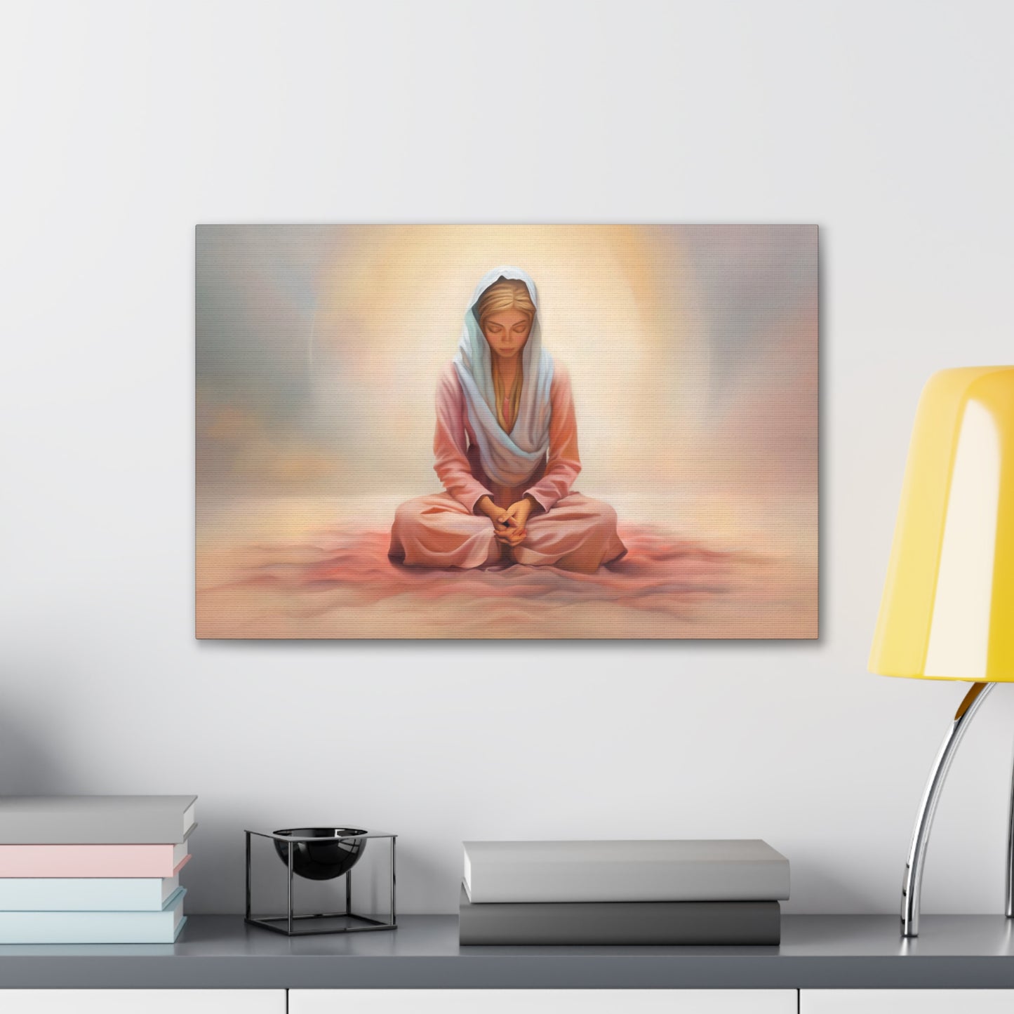 Stillness Fine Art Canvas Print, Female Discipleship, Gift for Her, Religious Gift for Her, Young Women Gift, Relief Society Gift, LDS artwork