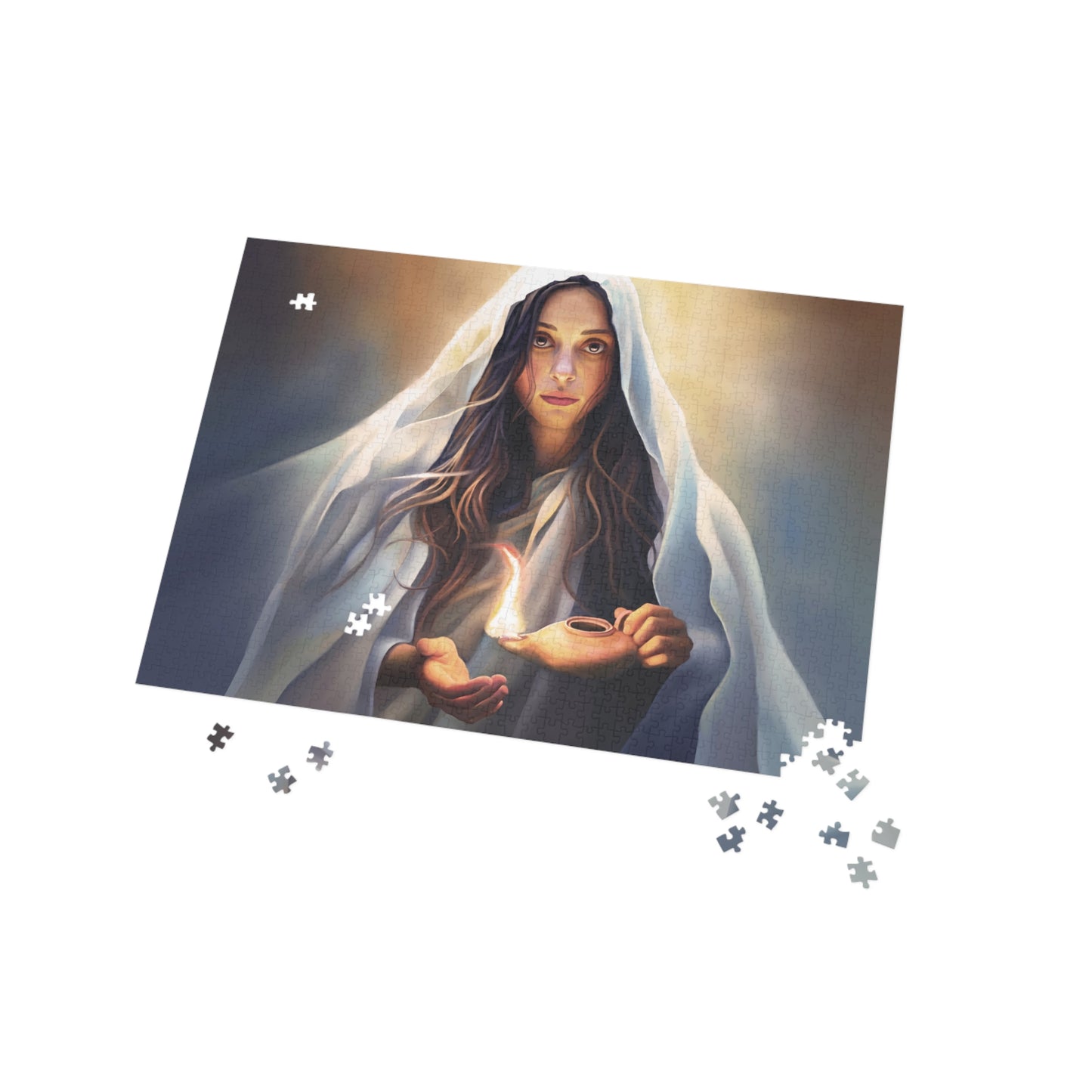 Mary Magdalene Puzzle (96, 252, 500, 1000-Piece), Mary Magdalene Gift, game for Young Women, 10 Virgins, Fun Missionary Gifts for Christian Women and Families, Jigsaw Puzzle
