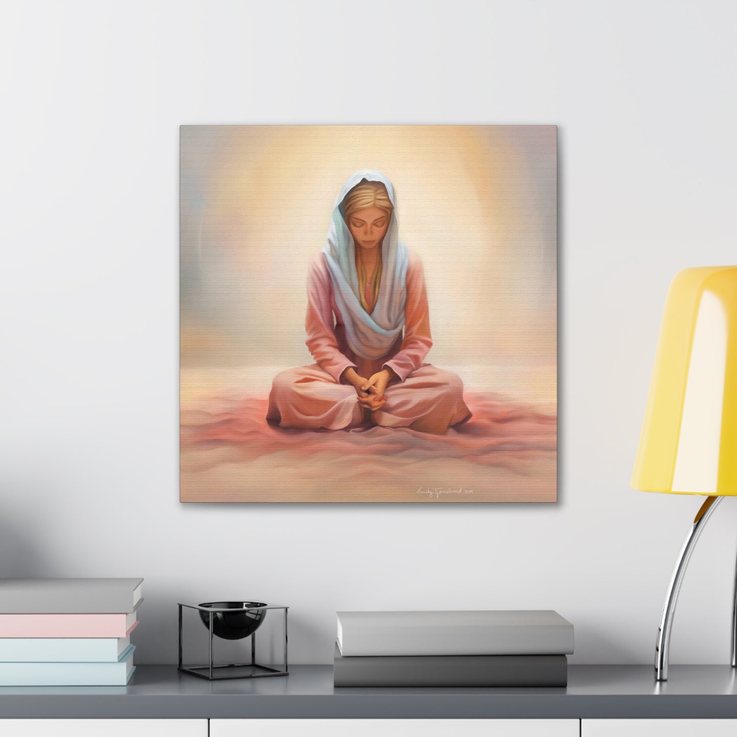 Stillness Fine Art Canvas Print, Female Discipleship, Gift for Her, Religious Gift for Her, Young Women Gift, Relief Society Gift, LDS artwork