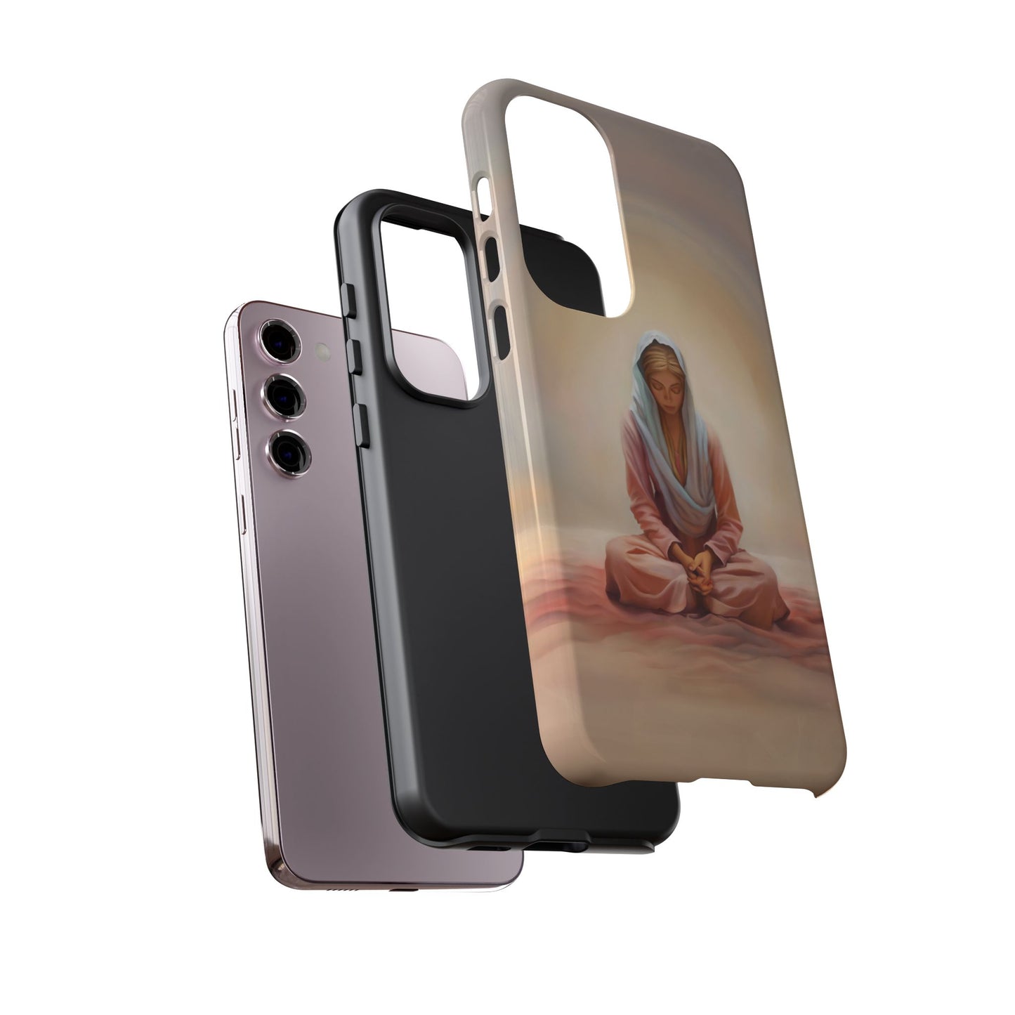 Stillness Tough Cases for Christian Women and Girls, Missionary Phone Cover, Stillness Reminder for phones, Gift for Christian Girls