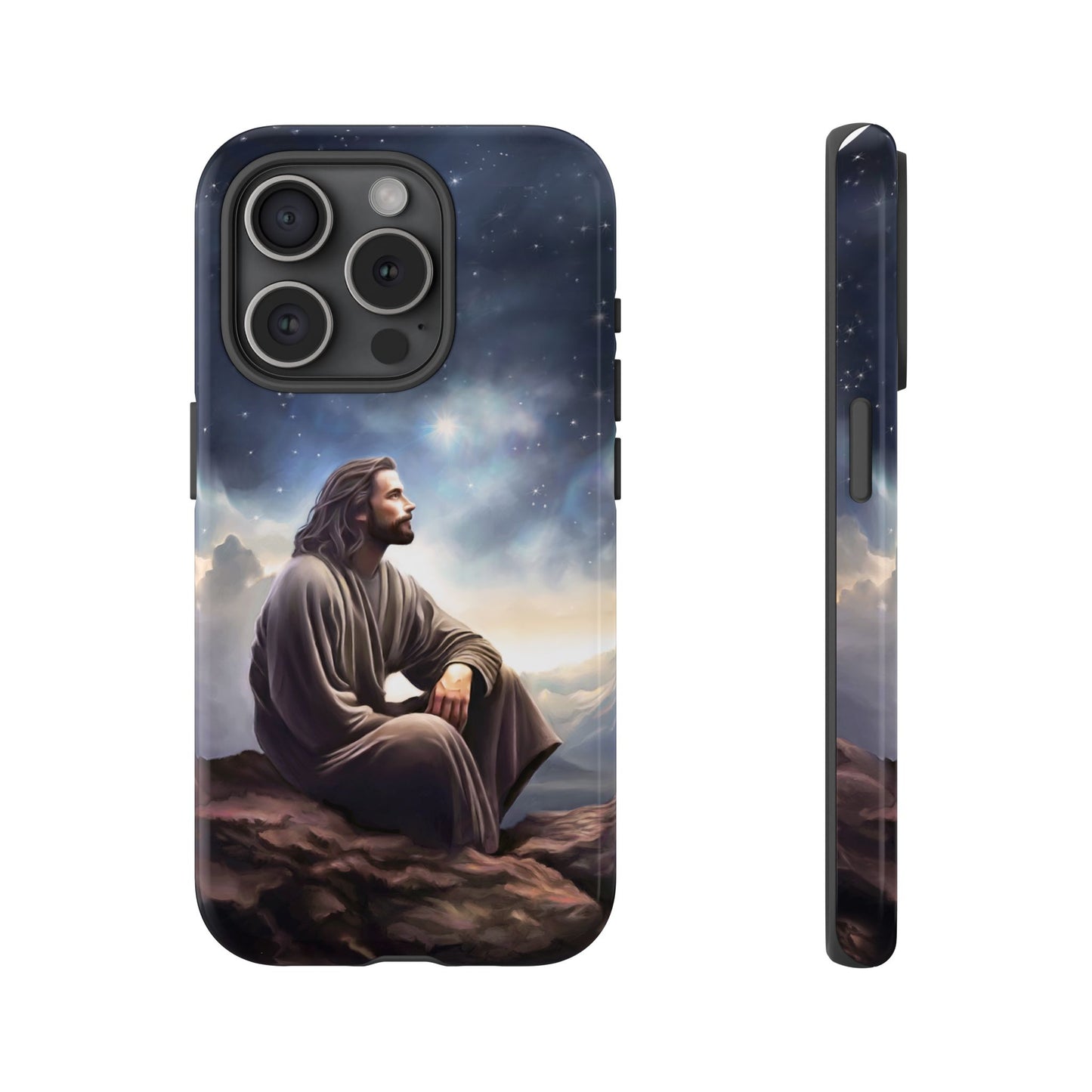 Jesus With The Stars Tough Phone Cases for Missionaries, Fun Special Gift for Bishops, Missionaries, Fun Gift for your missionary