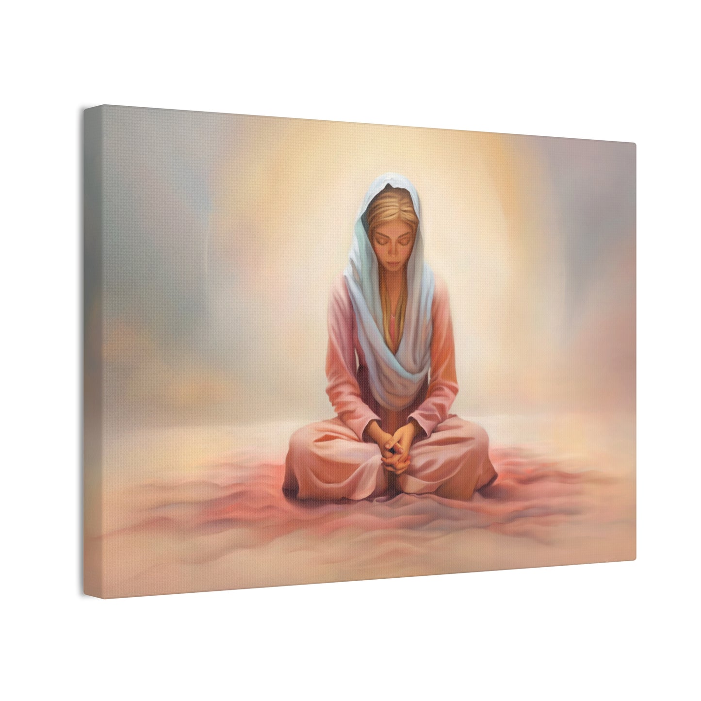 Stillness Fine Art Canvas Print, Female Discipleship, Gift for Her, Religious Gift for Her, Young Women Gift, Relief Society Gift, LDS artwork