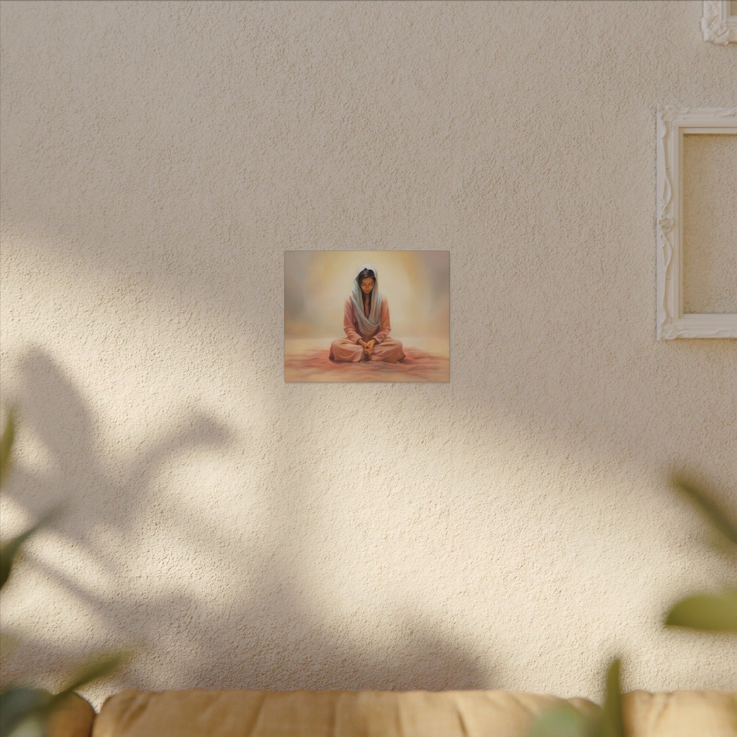 Stillness Fine Art Canvas Print, Spiritual Art, Gift for Her, Christian Artwork, Home Gift, Religious Artwork, Female Discipleship