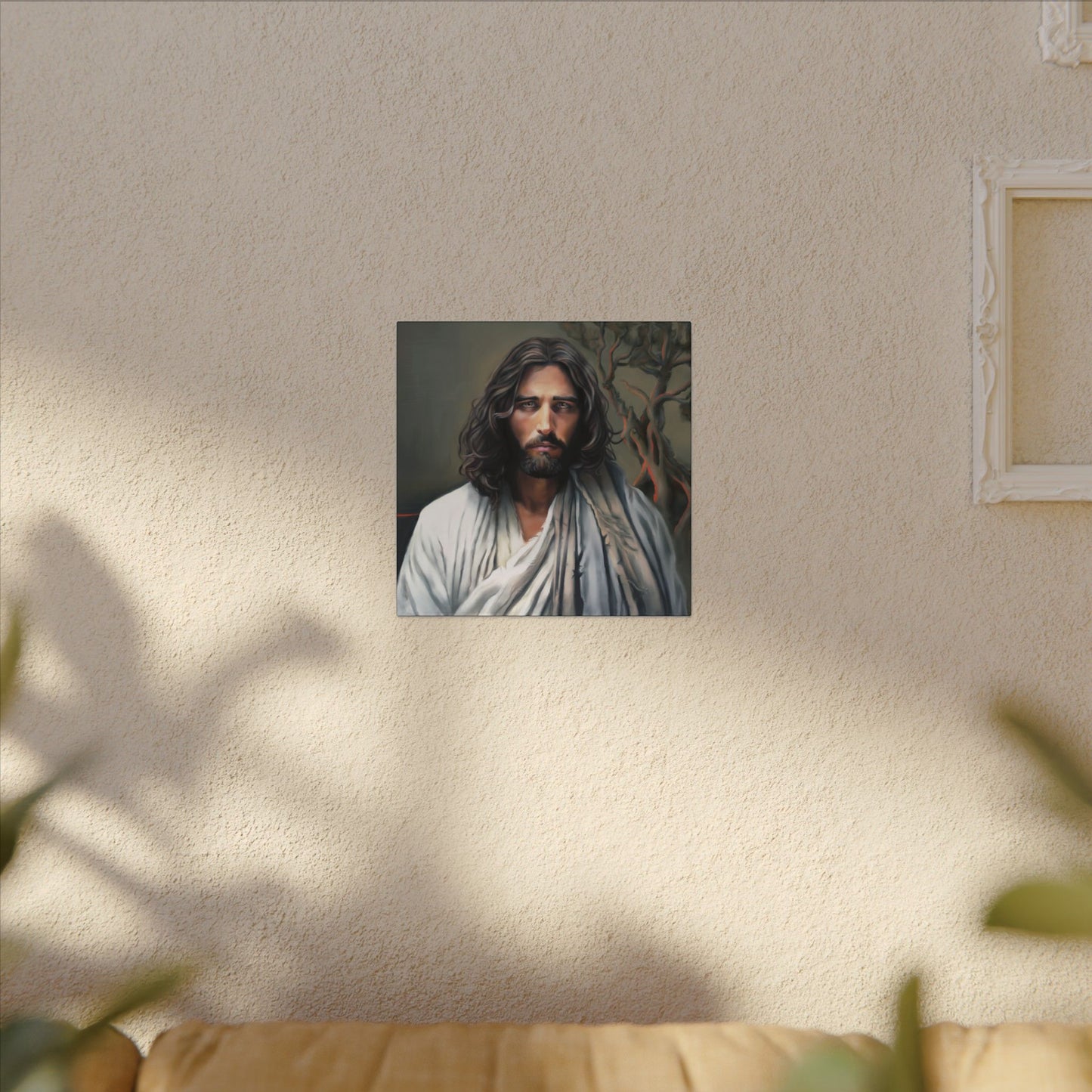 The End of Suffering Portrait of Christ, Fine Art Canvas Print, Christian Art, Beautiful Jesus Artwork, Jesus Christ Gift