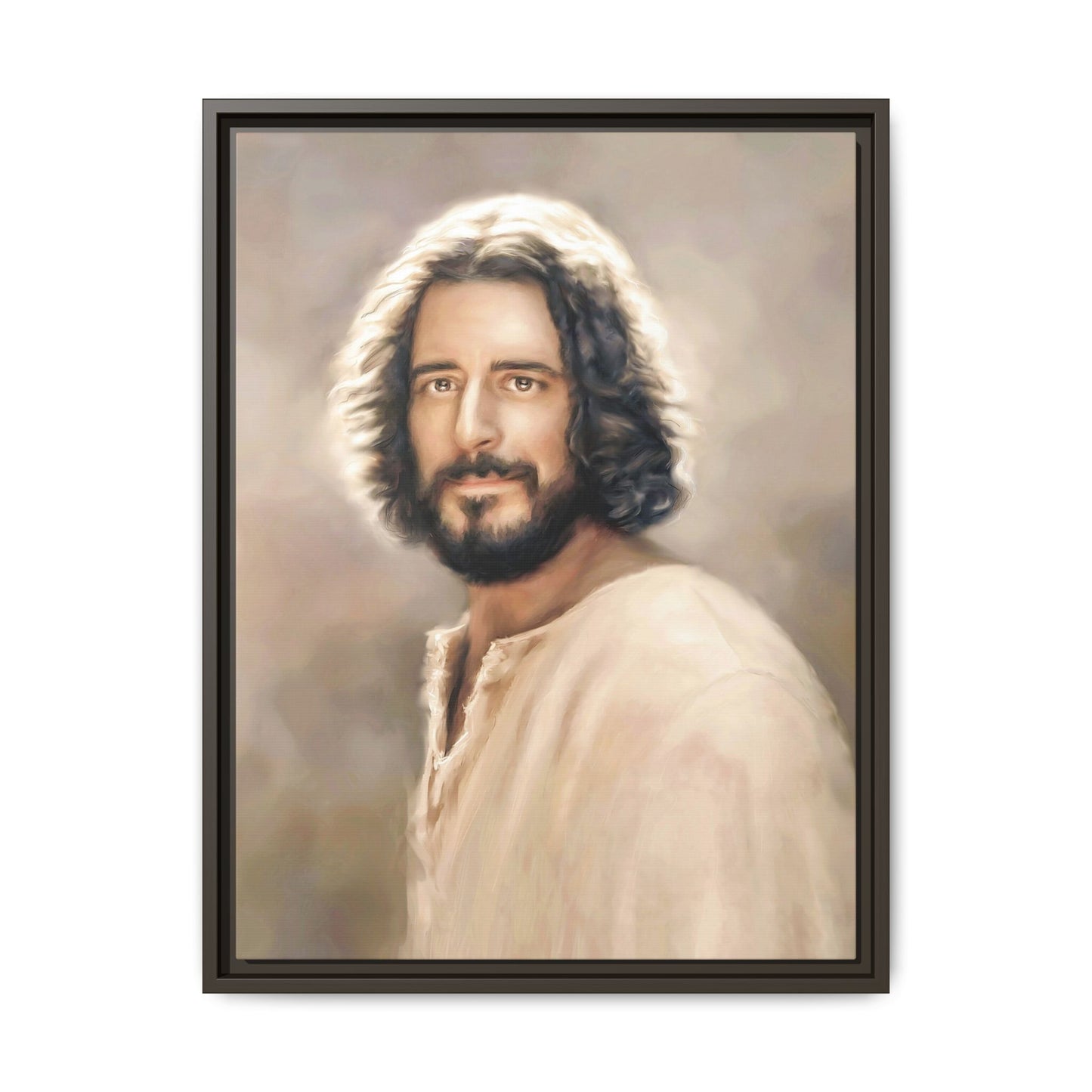 You Belong Framed Canvas Print Wall Art Jesus Christ, Framed, Religious Spiritual Home Decor Print, Christian Gift Idea, Matte Handmade