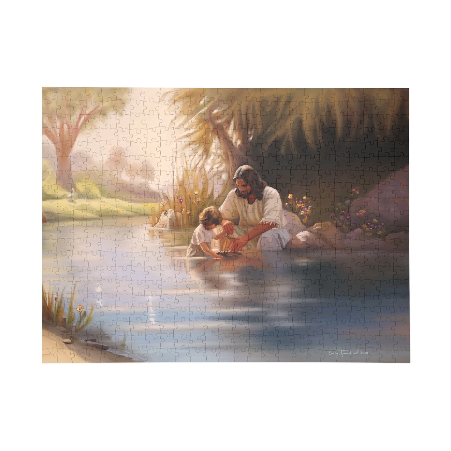 We Are His Children, Jesus Christ Puzzle (96, 252, 500, 1000-Piece), Christian Games for Families, Puzzle for the kids, Great gifts for fam