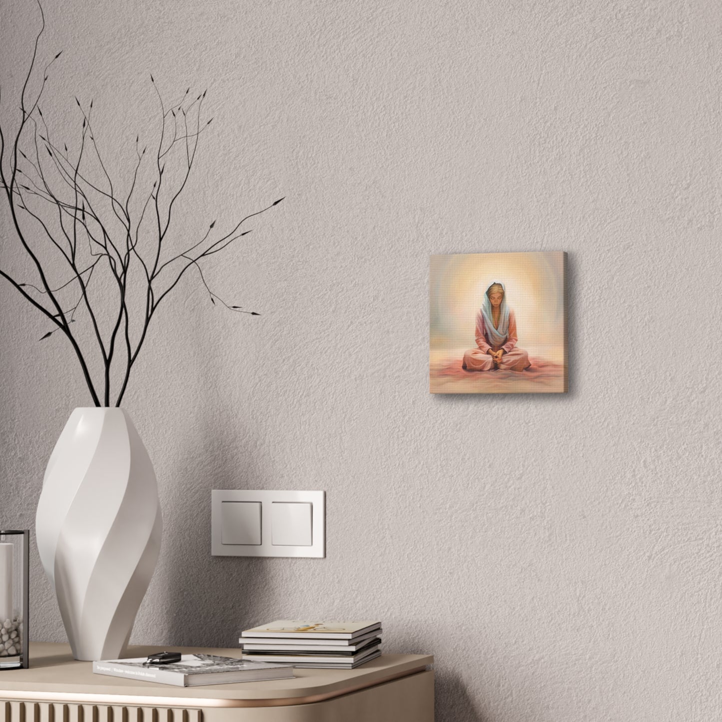 Stillness Fine Art Canvas Print, Female Discipleship, Gift for Her, Religious Gift for Her, Young Women Gift, Relief Society Gift, LDS artwork
