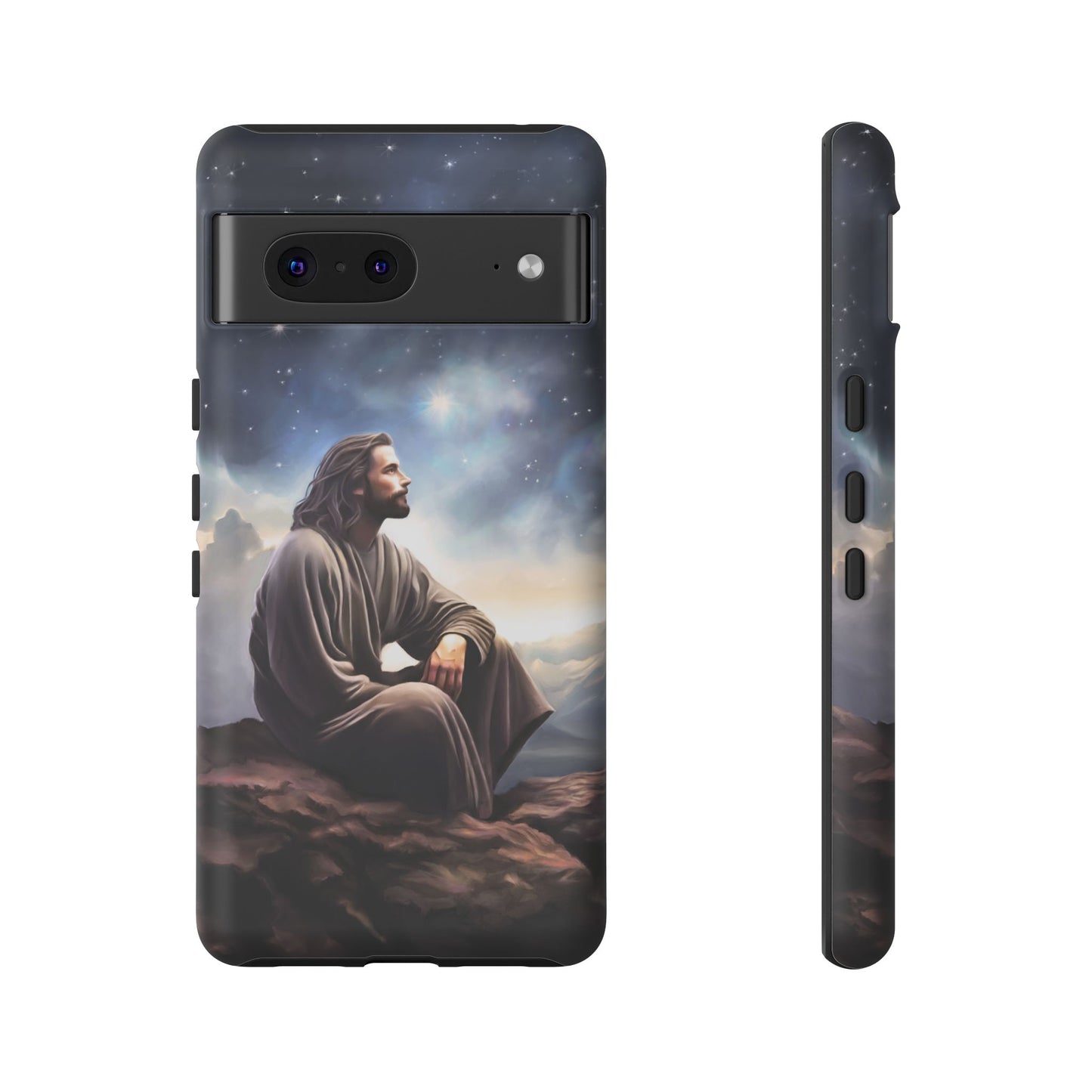 Jesus With The Stars Tough Phone Cases for Missionaries, Fun Special Gift for Bishops, Missionaries, Fun Gift for your missionary