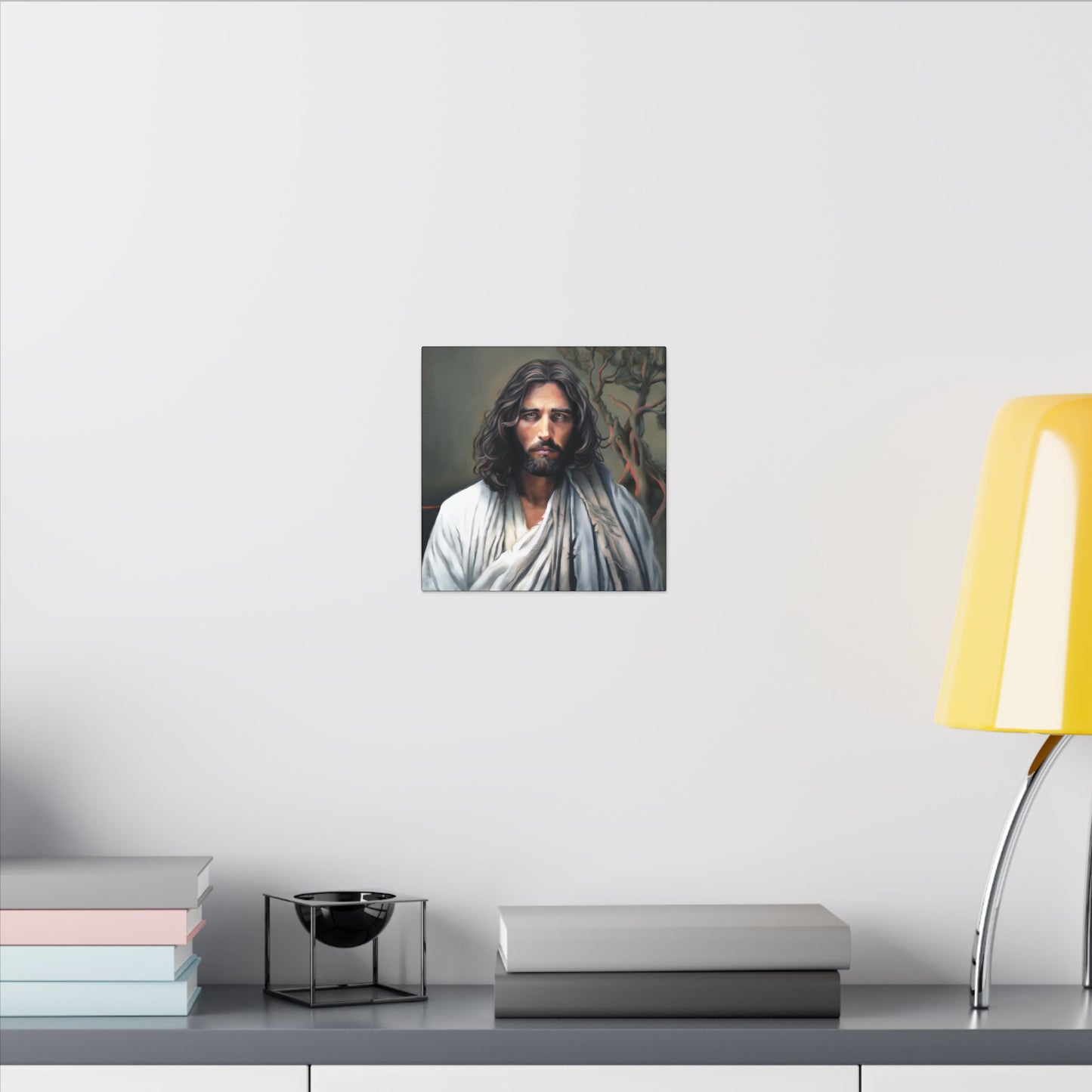 The End of Suffering Portrait of Christ, Fine Art Canvas Print, Christian Art, Beautiful Jesus Artwork, Jesus Christ Gift