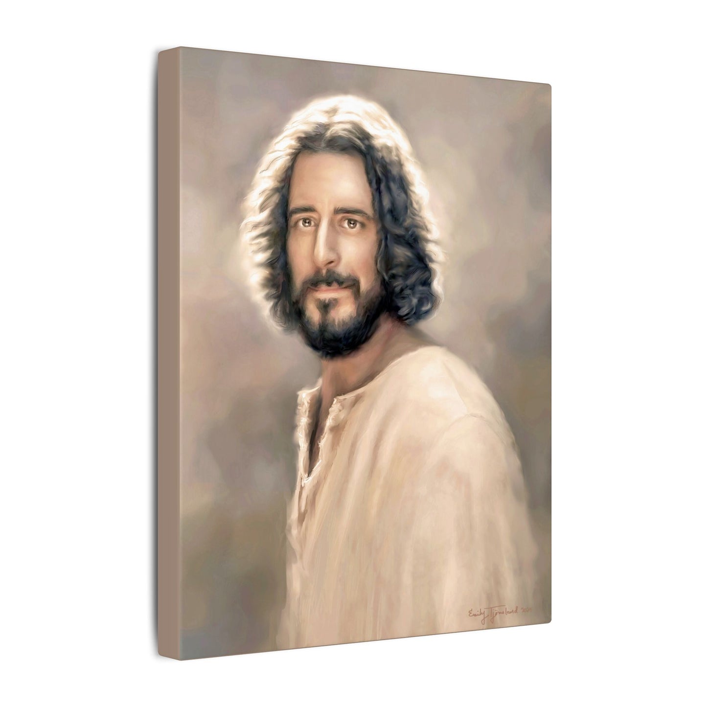 You Belong, Jesus Christ Portrait, Fine Art Canvas Print, Inspired by The Chosen Artwork of Jesus Painting