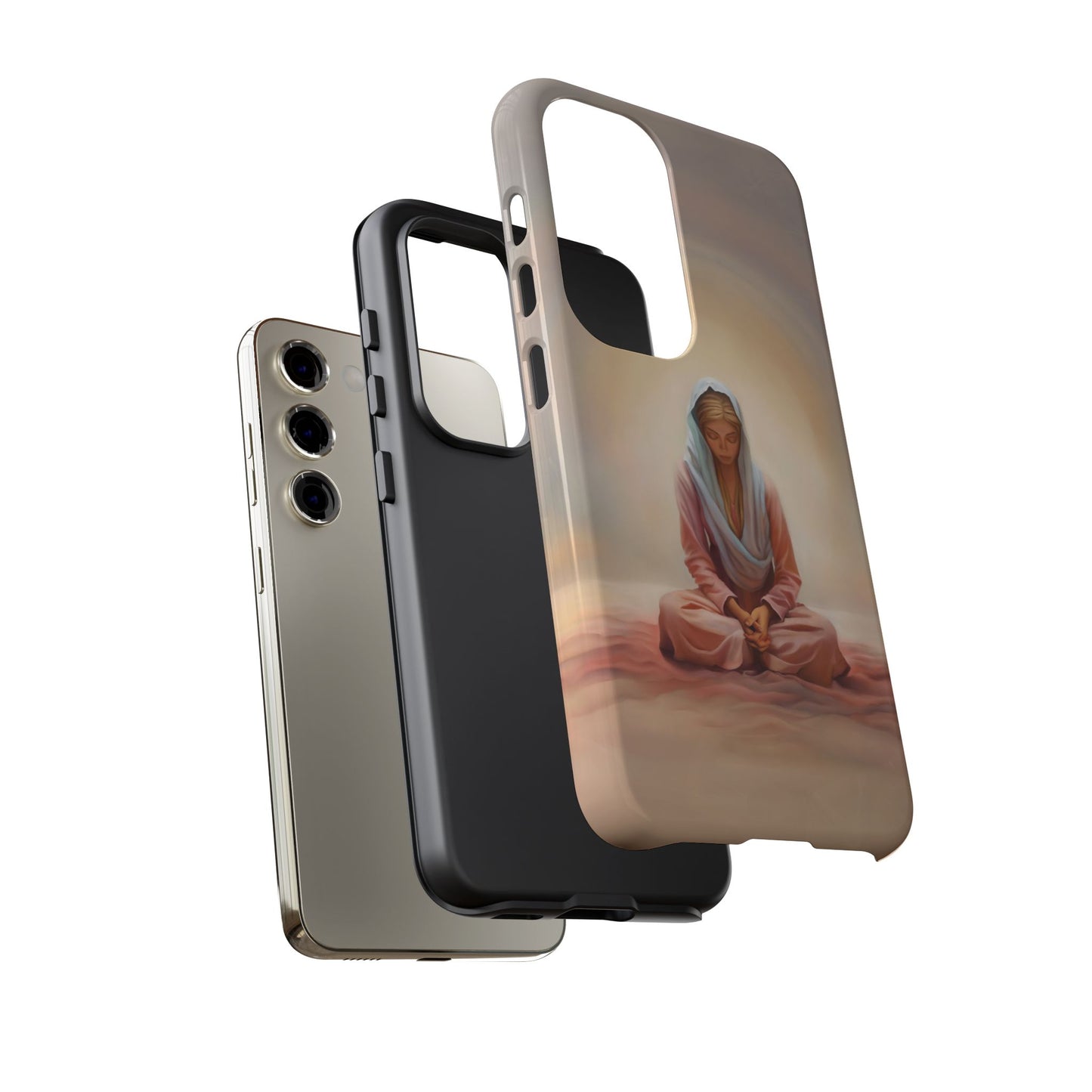 Stillness Tough Cases for Christian Women and Girls, Missionary Phone Cover, Stillness Reminder for phones, Gift for Christian Girls