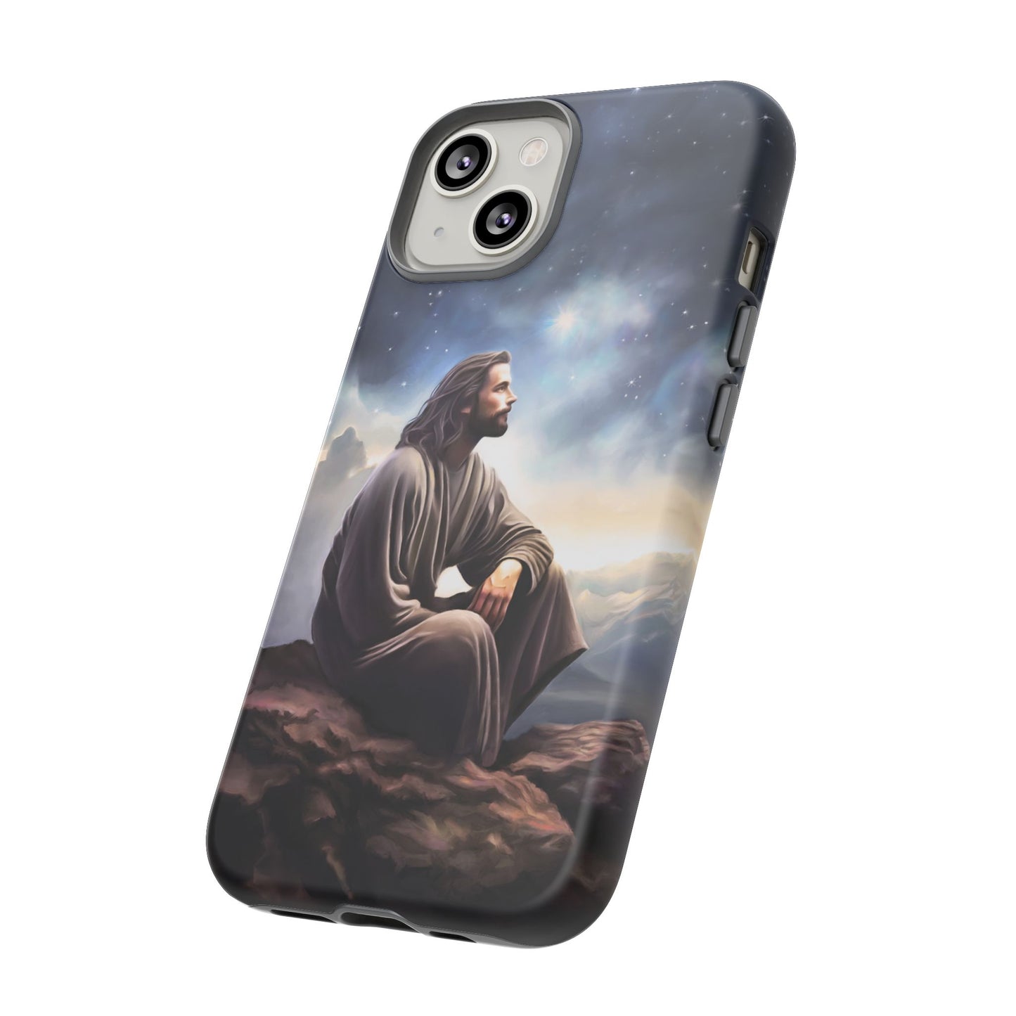 Jesus With The Stars Tough Phone Cases for Missionaries, Fun Special Gift for Bishops, Missionaries, Fun Gift for your missionary