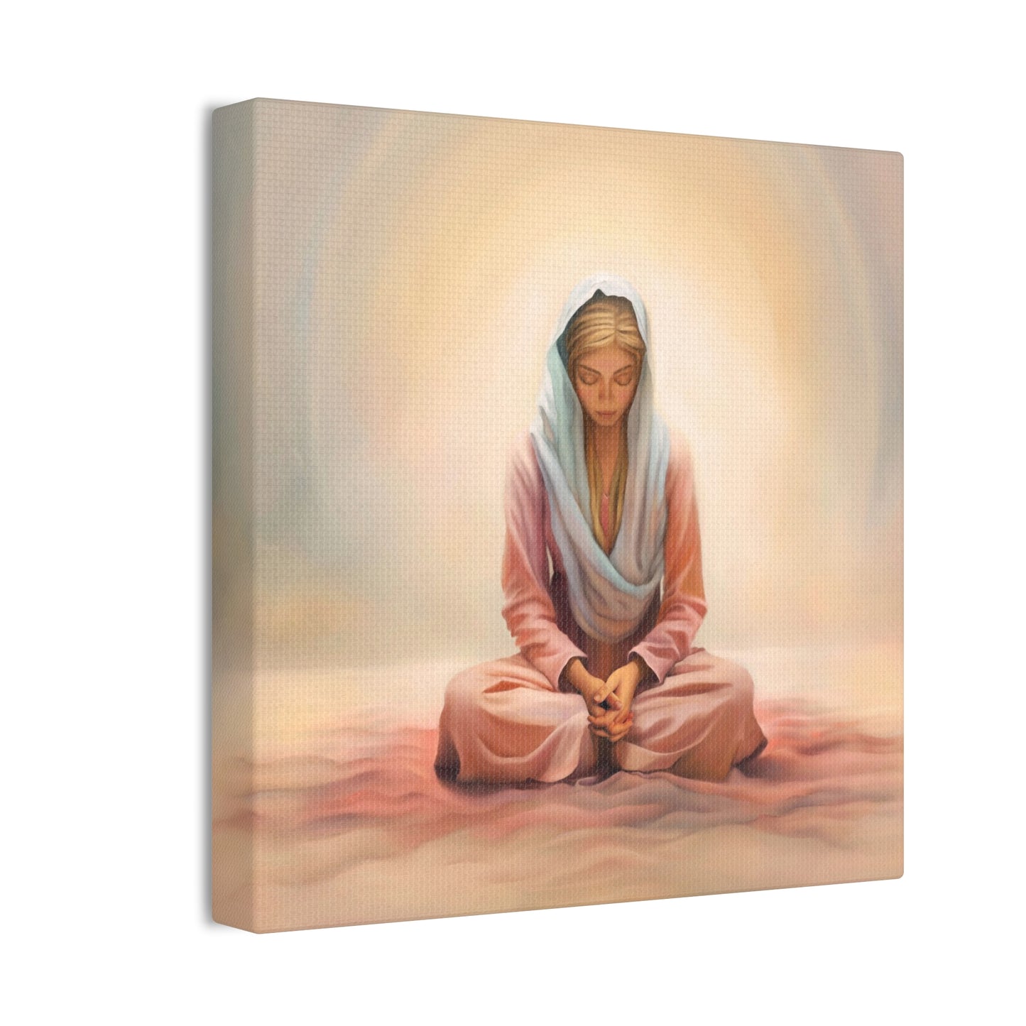 Stillness Fine Art Canvas Print, Female Discipleship, Gift for Her, Religious Gift for Her, Young Women Gift, Relief Society Gift, LDS artwork