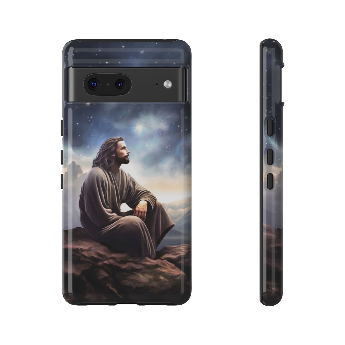 Jesus With The Stars Tough Phone Cases for Missionaries, Fun Special Gift for Bishops, Missionaries, Fun Gift for your missionary
