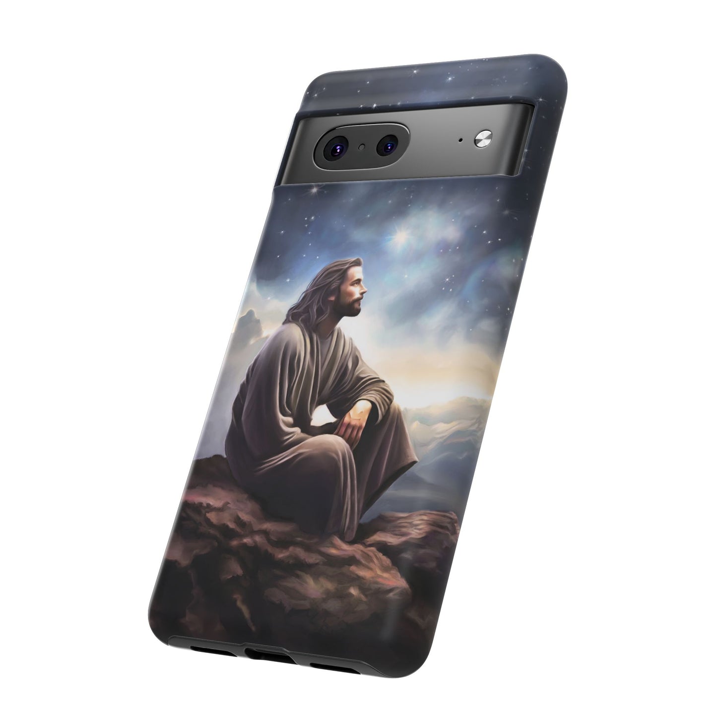 Jesus With The Stars Tough Phone Cases for Missionaries, Fun Special Gift for Bishops, Missionaries, Fun Gift for your missionary