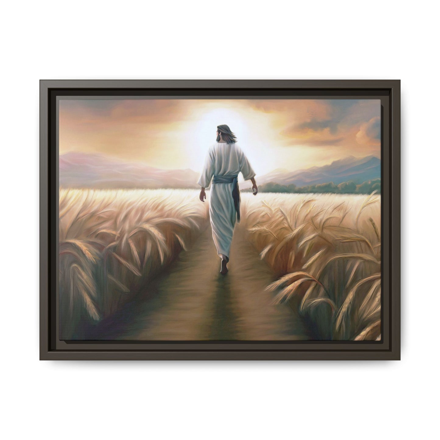 Called To Serve Canvas Print Framed Wall Art of Jesus Christ, Gift for Missionaries, Jesus in the Field beautiful