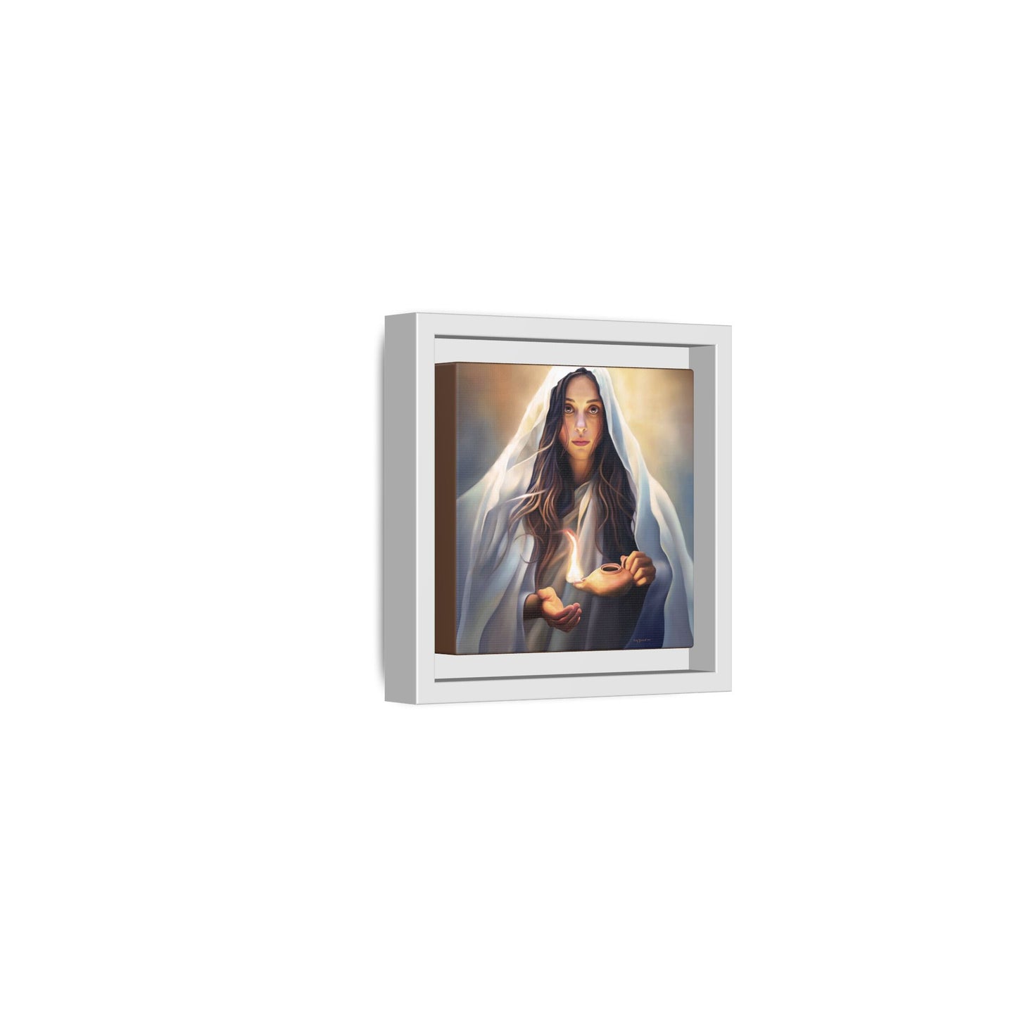 Mary Magdalene Woman Courage Framed Canvas Print of Painting, Female Discipleship, Beautiful Inspirational Art for Christians and Girls, 10 Virgins