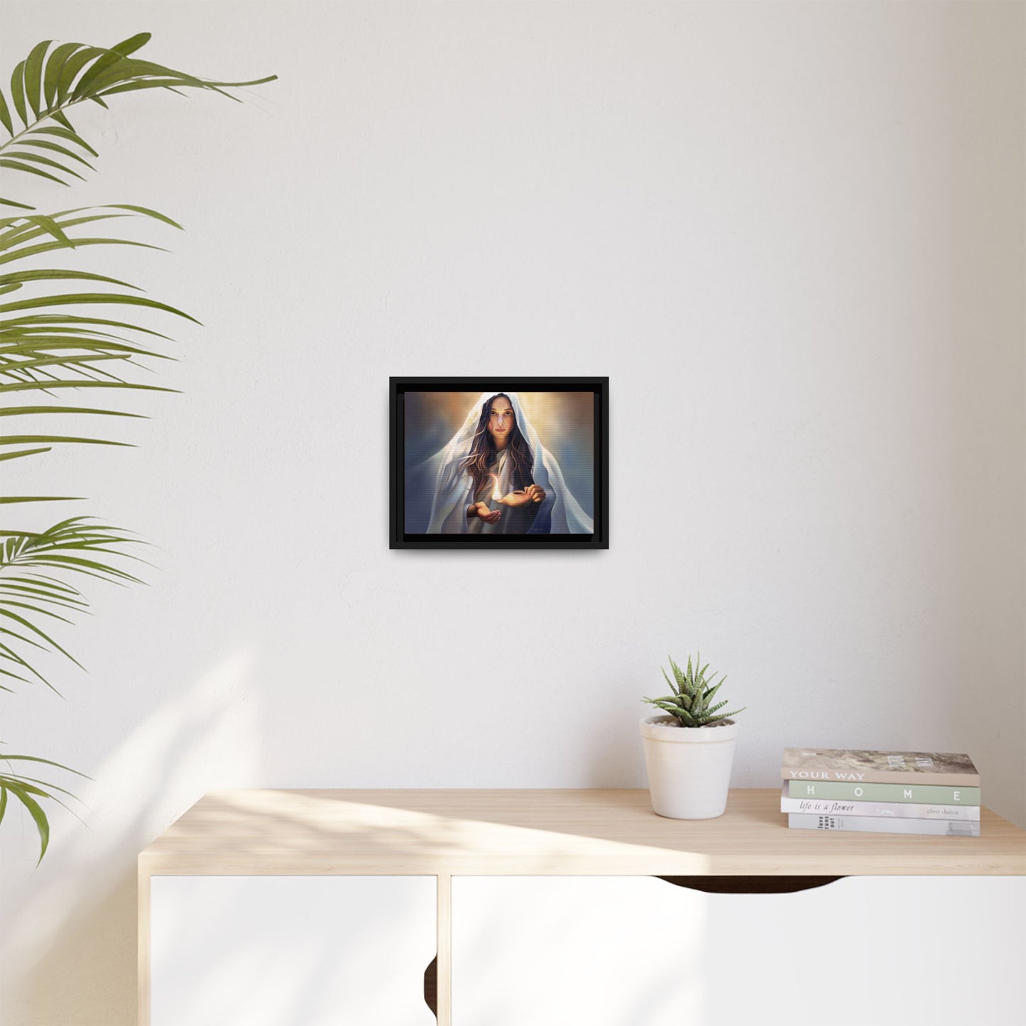 Mary Magdalene Woman Courage Framed Canvas Print of Painting, Female Discipleship, Beautiful Inspirational Art for Christians and Girls, 10 Virgins