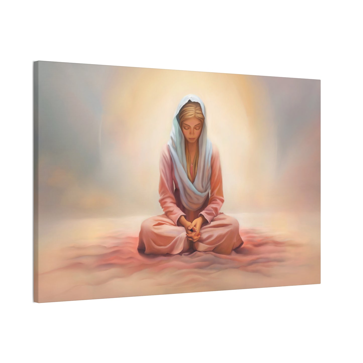 Stillness Fine Art Canvas Print, Female Discipleship, Gift for Her, Religious Gift for Her, Young Women Gift, Relief Society Gift, LDS artwork