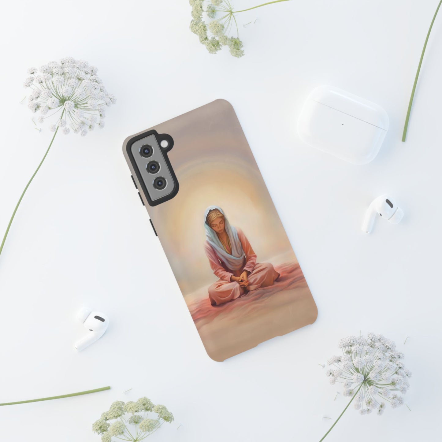 Stillness Tough Cases for Christian Women and Girls, Missionary Phone Cover, Stillness Reminder for phones, Gift for Christian Girls