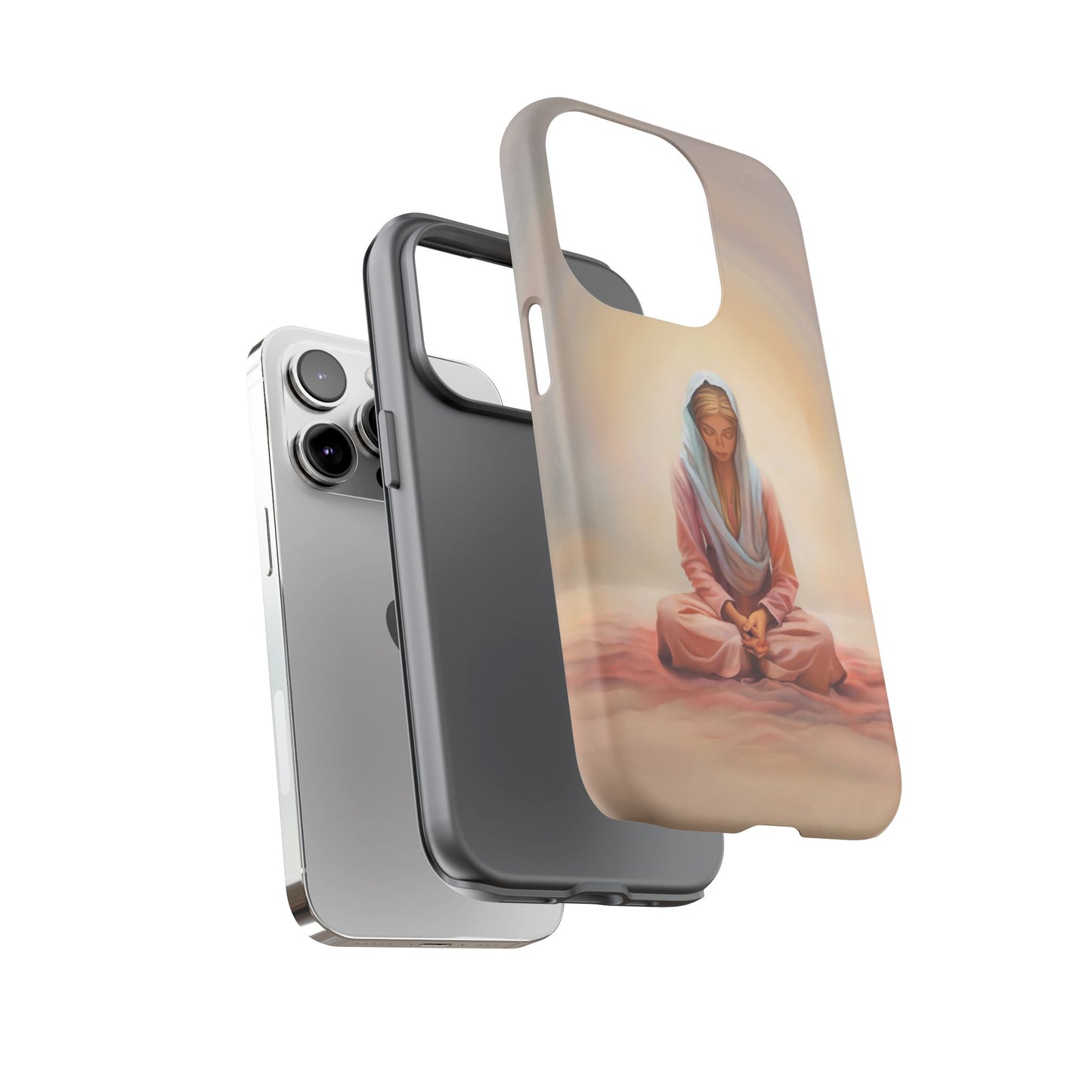 Stillness Tough Cases for Christian Women and Girls, Missionary Phone Cover, Stillness Reminder for phones, Gift for Christian Girls