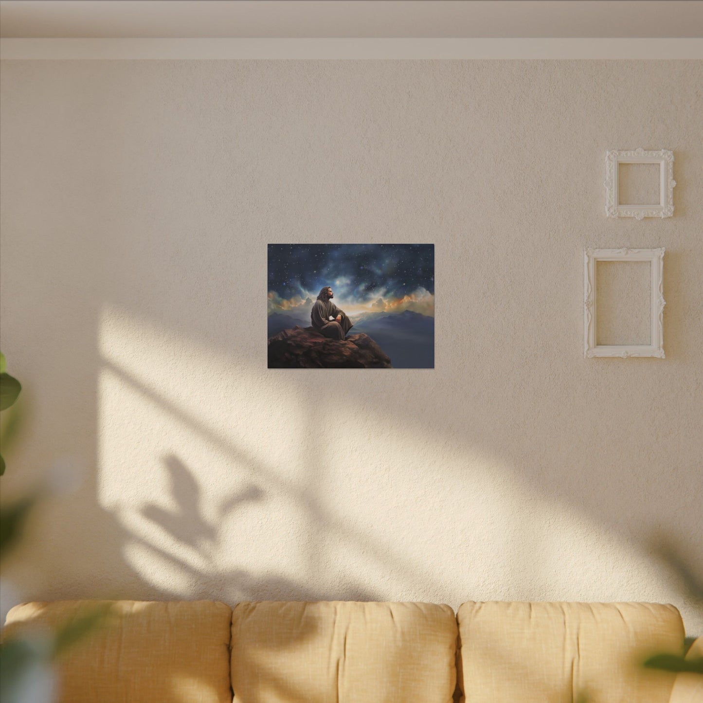 Jesus With The Stars, Fine Art Canvas Print, many sizes, Canvas, Christian Gift, Christian art, Missionary Gift