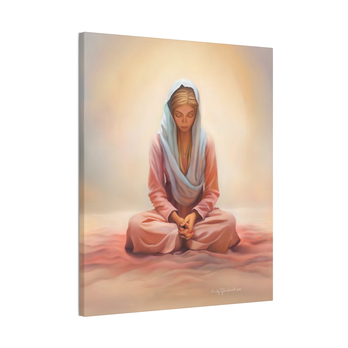Stillness Fine Art Canvas Print, Female Discipleship, Gift for Her, Religious Gift for Her, Young Women Gift, Relief Society Gift, LDS artwork