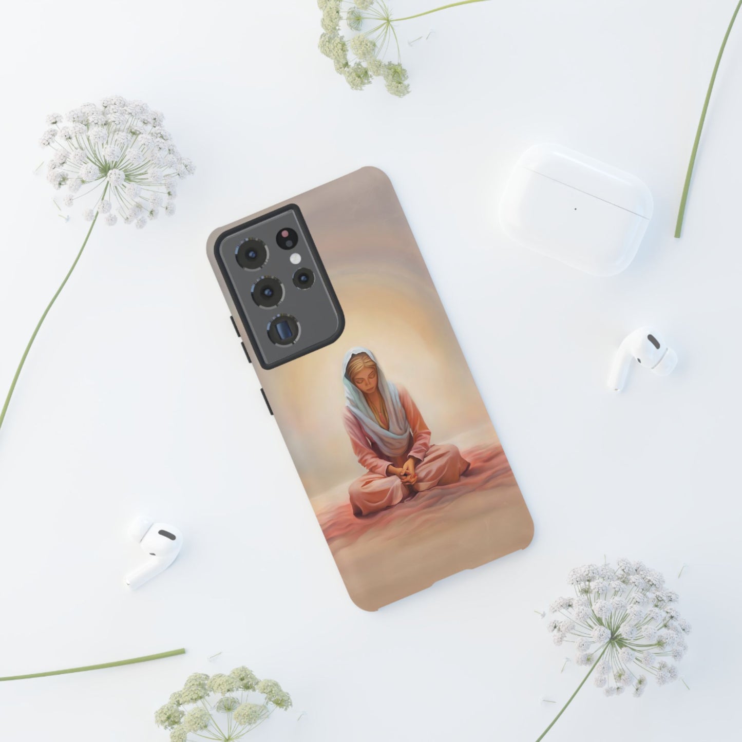 Stillness Tough Cases for Christian Women and Girls, Missionary Phone Cover, Stillness Reminder for phones, Gift for Christian Girls