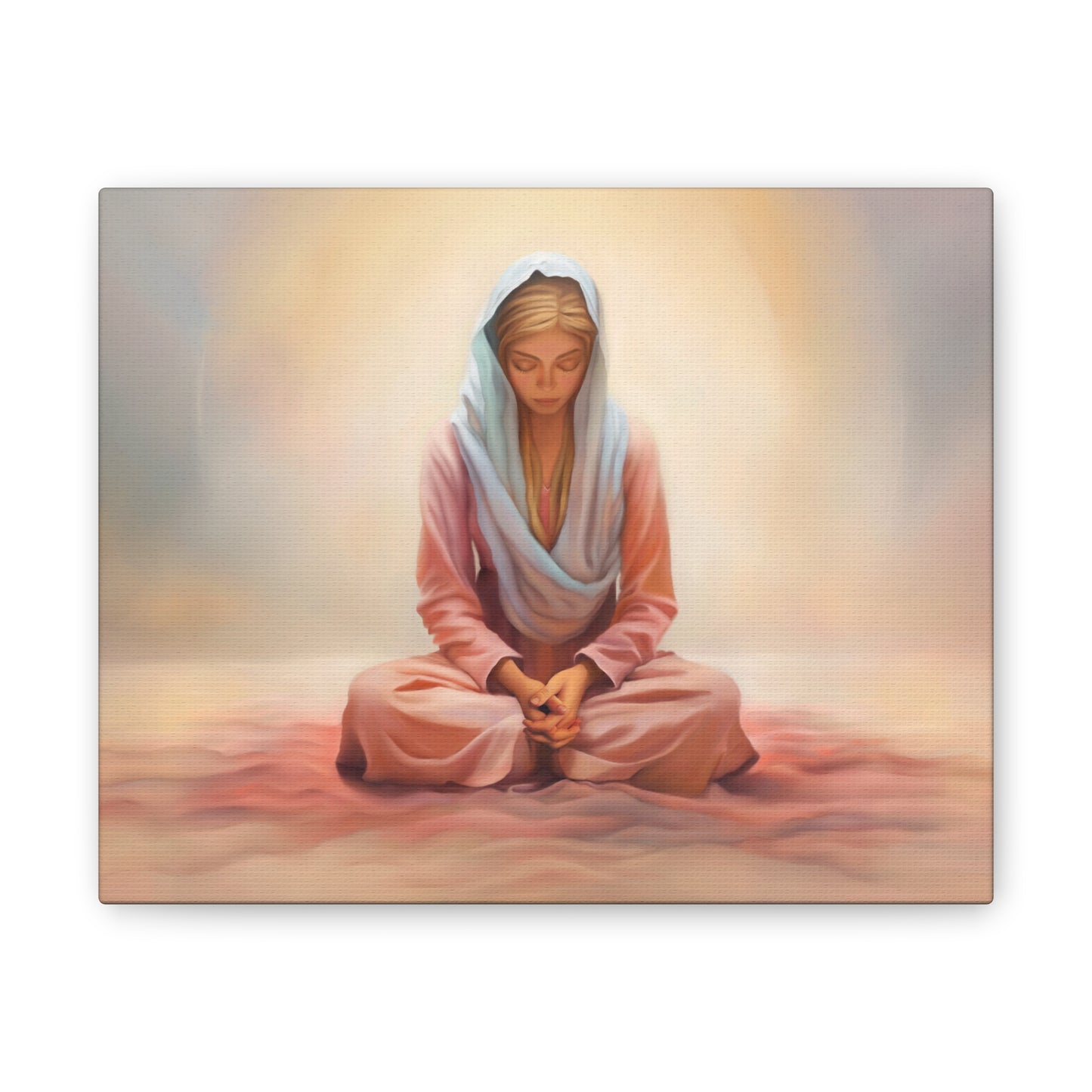 Stillness Fine Art Canvas Print, Female Discipleship, Gift for Her, Religious Gift for Her, Young Women Gift, Relief Society Gift, LDS artwork