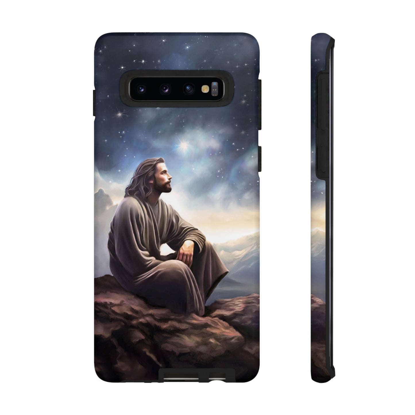 Jesus With The Stars Tough Phone Cases for Missionaries, Fun Special Gift for Bishops, Missionaries, Fun Gift for your missionary