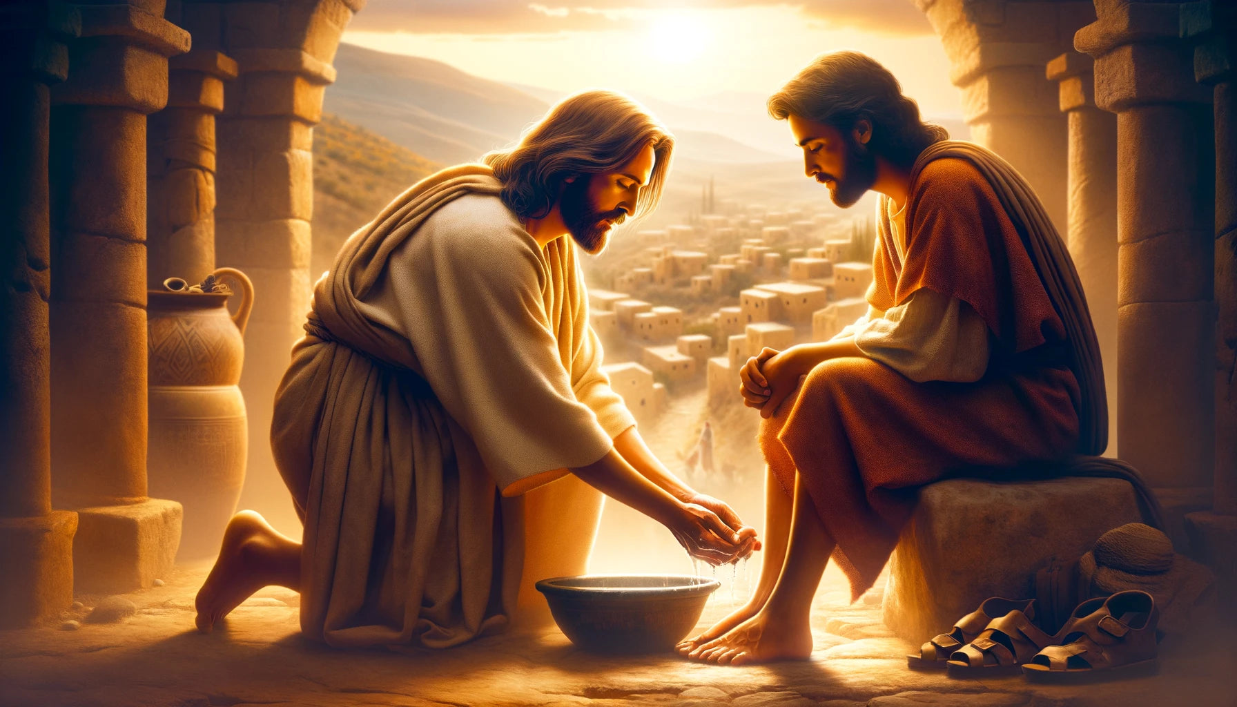 Pictures of Jesus Christ Serving Others – You Belong Fine Art