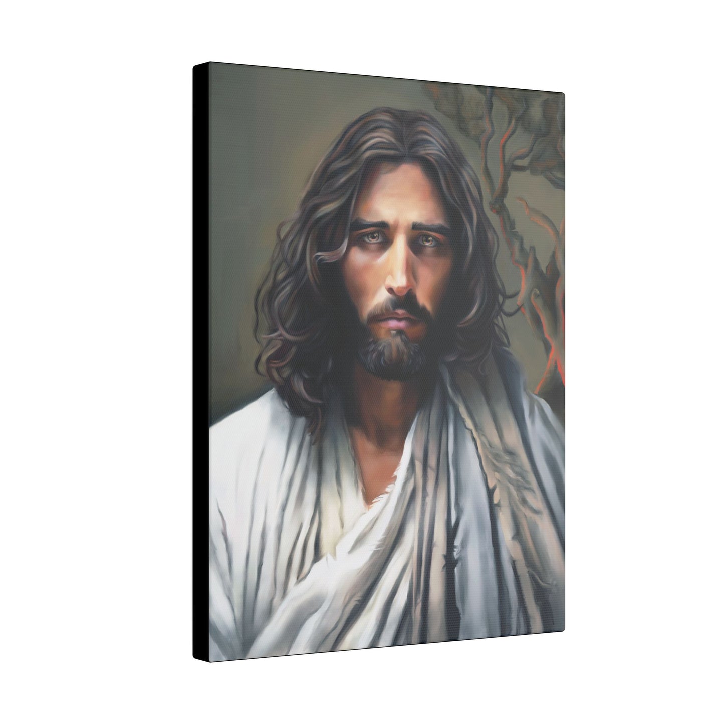 Portrait of Christ, Fine Art Canvas Print, Christian Art, Beautiful Jesus Artwork, Jesus Christ Gift