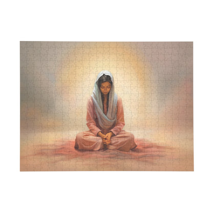 Stillness Puzzle (96, 252, 500, 1000-Piece), Spirituality Puzzle, Zen Puzzle, Christian Puzzle, Games for Young Women, Games for Christians