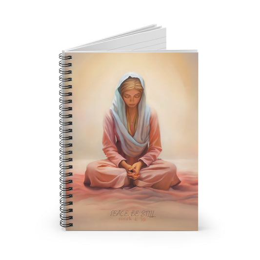 Stillness, Peace, Be Still Notebook, Missionary Notebook, Beautiful Gift for Spirituality, Gift for Her
