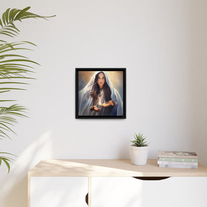 Mary Magdalene Woman Courage Framed Canvas Print of Painting, Female Discipleship, Beautiful Inspirational Art for Christians and Girls, 10 Virgins