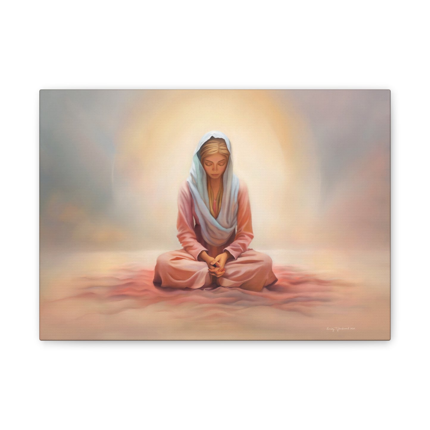 Stillness, Fine Art Canvas Print, Female Discipleship