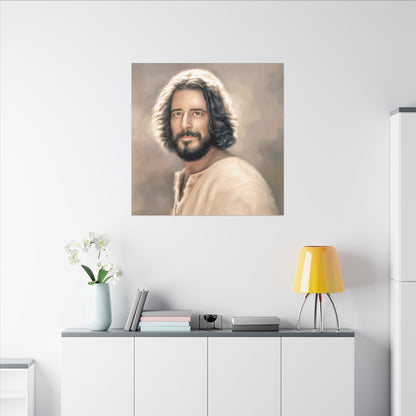 You Belong, Jesus Christ Portrait, Fine Art Canvas Print, Inspired by The Chosen Artwork of Jesus Painting