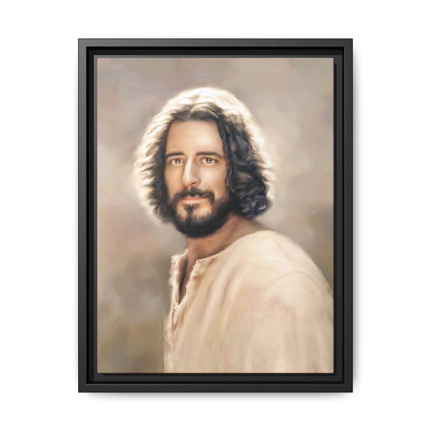 You Belong Framed Canvas Print Wall Art Jesus Christ, Framed, Religious Spiritual Home Decor Print, Christian Gift Idea, Matte Handmade
