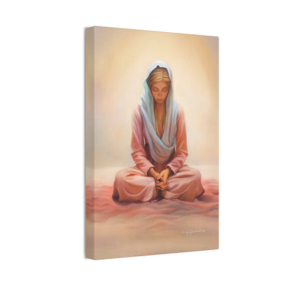 Stillness, Fine Art Canvas Print, Female Discipleship