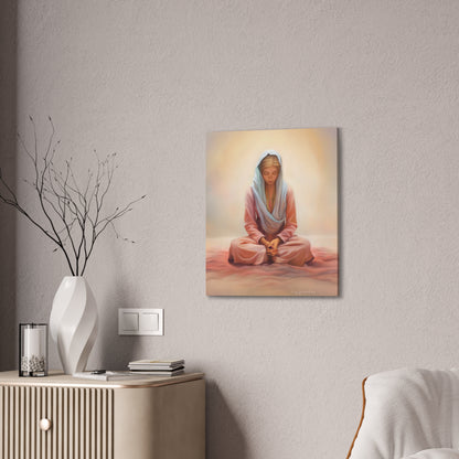 Stillness, Fine Art Canvas Print, Female Discipleship