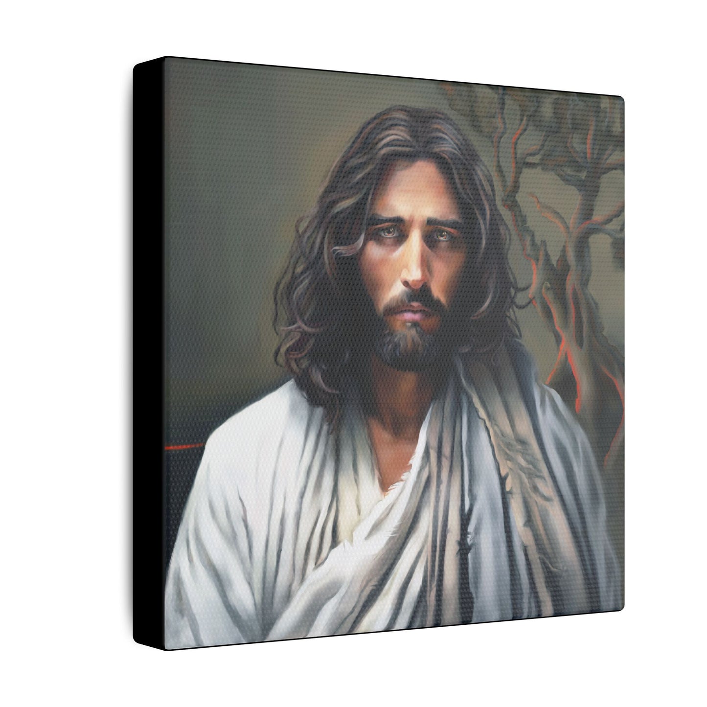 Portrait of Christ, Fine Art Canvas Print, Christian Art, Beautiful Jesus Artwork, Jesus Christ Gift