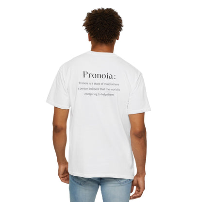 Pronoia Definition Shirt Fun Garment-Dyed T-shirt unisex