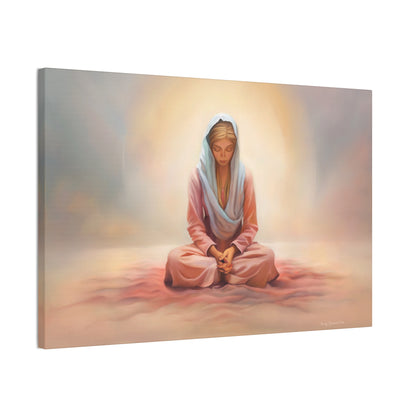 Stillness, Fine Art Canvas Print, Female Discipleship