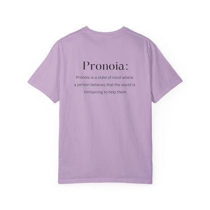 Pronoia Definition Shirt Fun Garment-Dyed T-shirt unisex