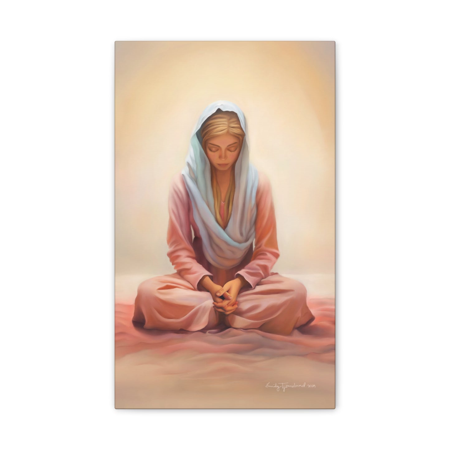 Stillness, Fine Art Canvas Print, Female Discipleship