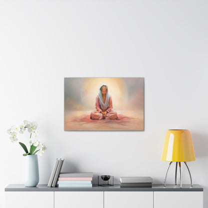 Stillness, Fine Art Canvas Print, Female Discipleship