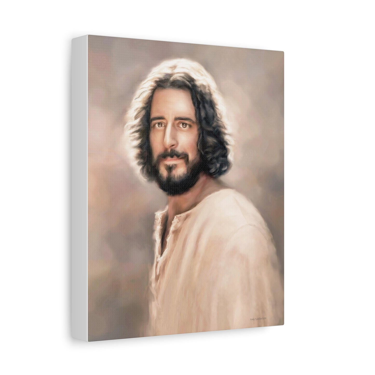 Jesus Christ Portrait, Fine Art Canvas Print, multiple sizes, The Chosen Artwork of Jesus Painting, Gift for Christian Homes